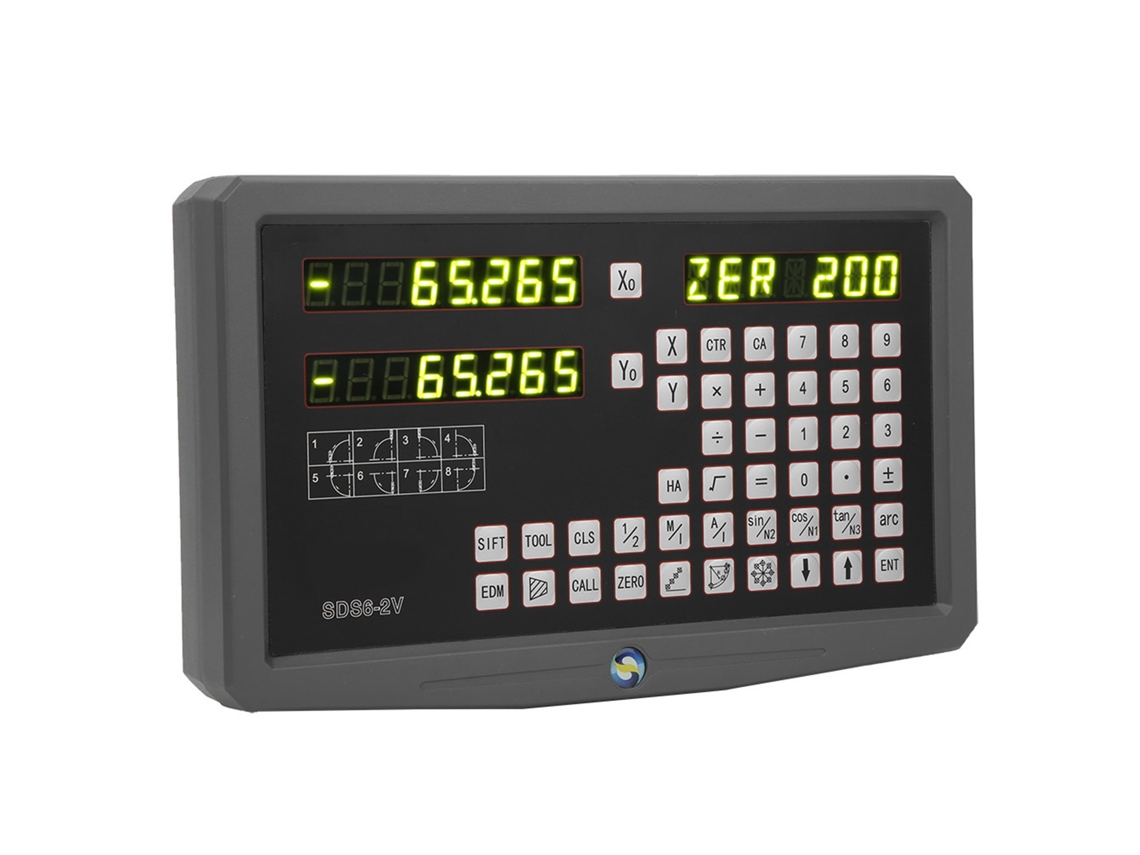 Display Digital para Torno e Fresadora de Dois Eixos