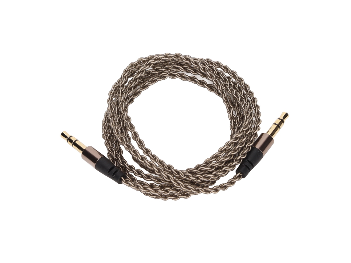 Cabo de Fones LAXISCREED 3.5mm Prata Auxiliar