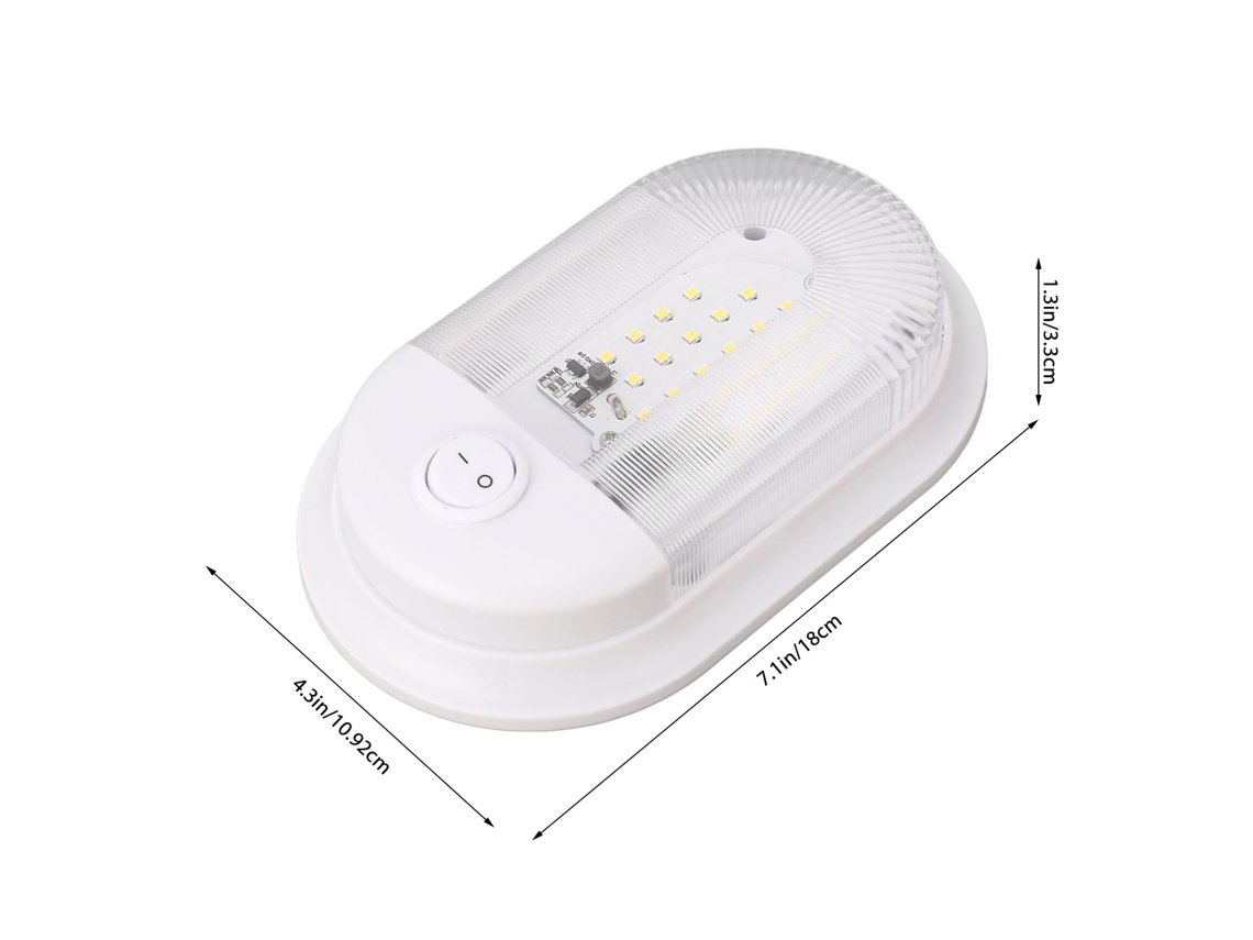 Laxiscreed Plafon Led Rv 720lm Luz Suave 4000-4500k Para Teto De Autocaravana