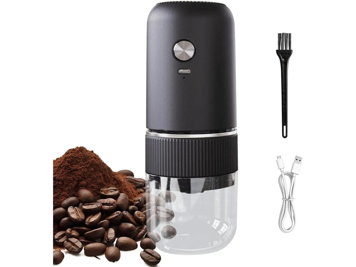 Moedor de café elétrico ajustável Yizhood (preto)