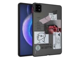 Capa para tablet Xiaomi Pad 6 Pad 6 Pro com TPU PC à prova de choque, lindo design da mulher Hengrongshen