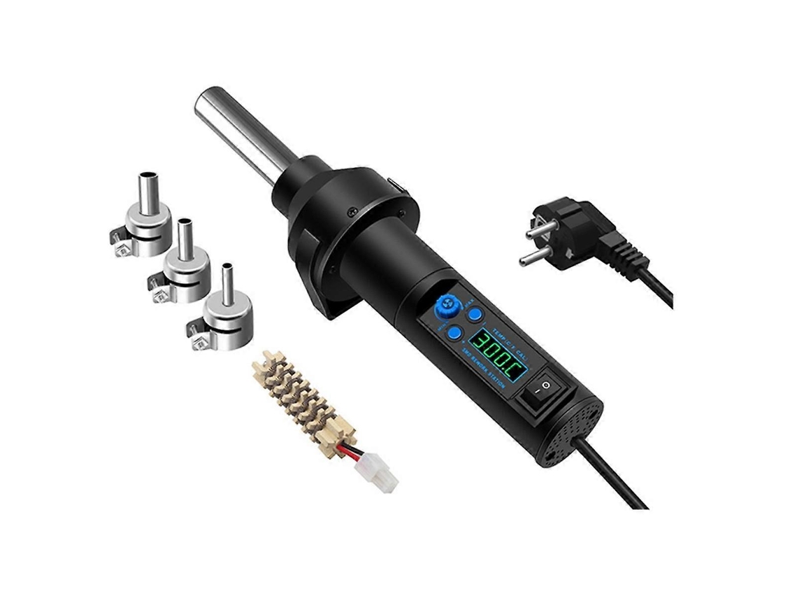 Secador De Cabelo Quente Com Temperatura Ajustável, Secador De Cabelo Digital Portátil, Ferramenta De Solda Ly Ebike (plugue Da Ue)