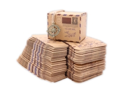 Caixa De Doces De Papel Kraft 100 Unidades Allinless