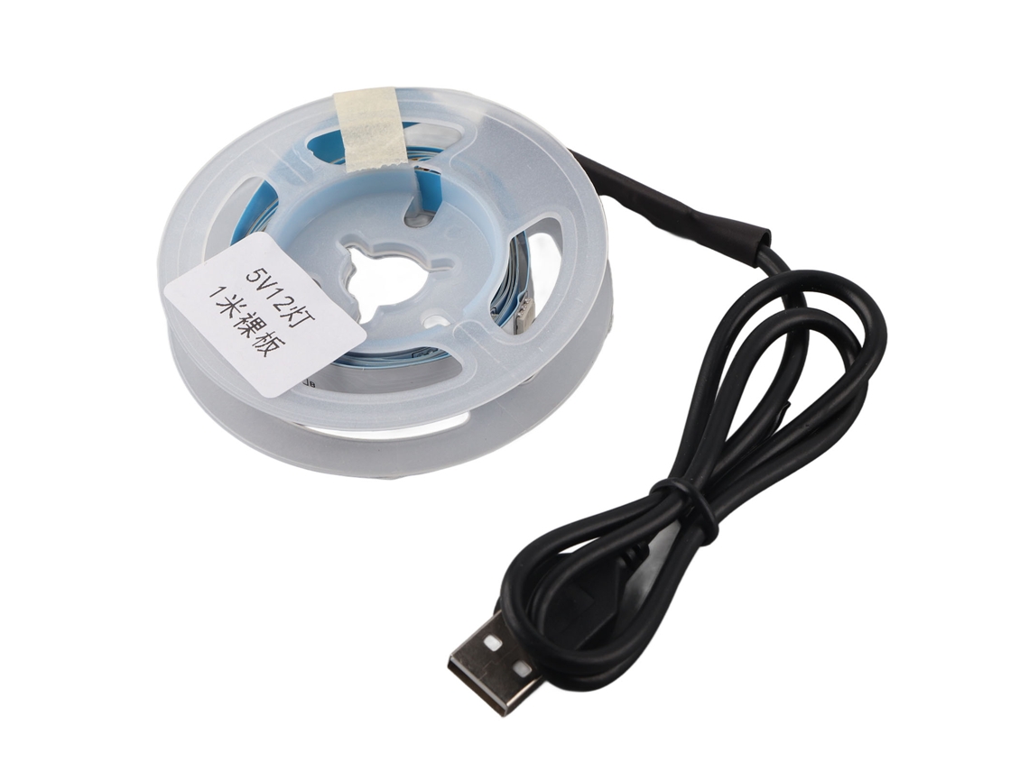 Tira de Led Rgb 5v Usb com Controle de Botões 1m | S/MARCA
