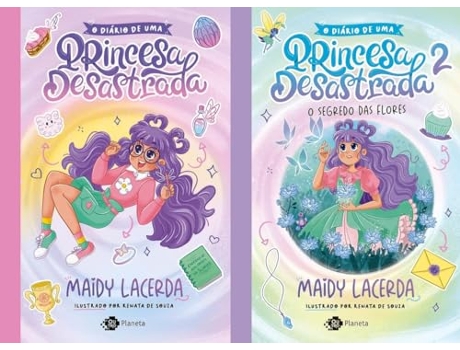 Livro O Diário De Uma Princesa Desastrada Kit 2 Volumes de Maidy Lacerda (Português)
