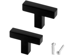 Puxadores de Aço Inoxidável para Armários, Gavetas e Portas, 50x35x12mm BRILVIBERA