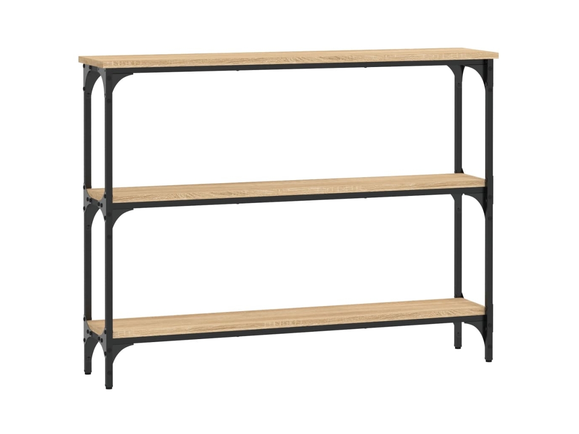 Mesa consola VIDAXL Marrom Madeira processada (100x22.5x75 cm)