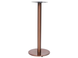 Vidaxl Perna Para Mesa De Bistrô Ø45x107 Cm Aço Inoxidável Dourado