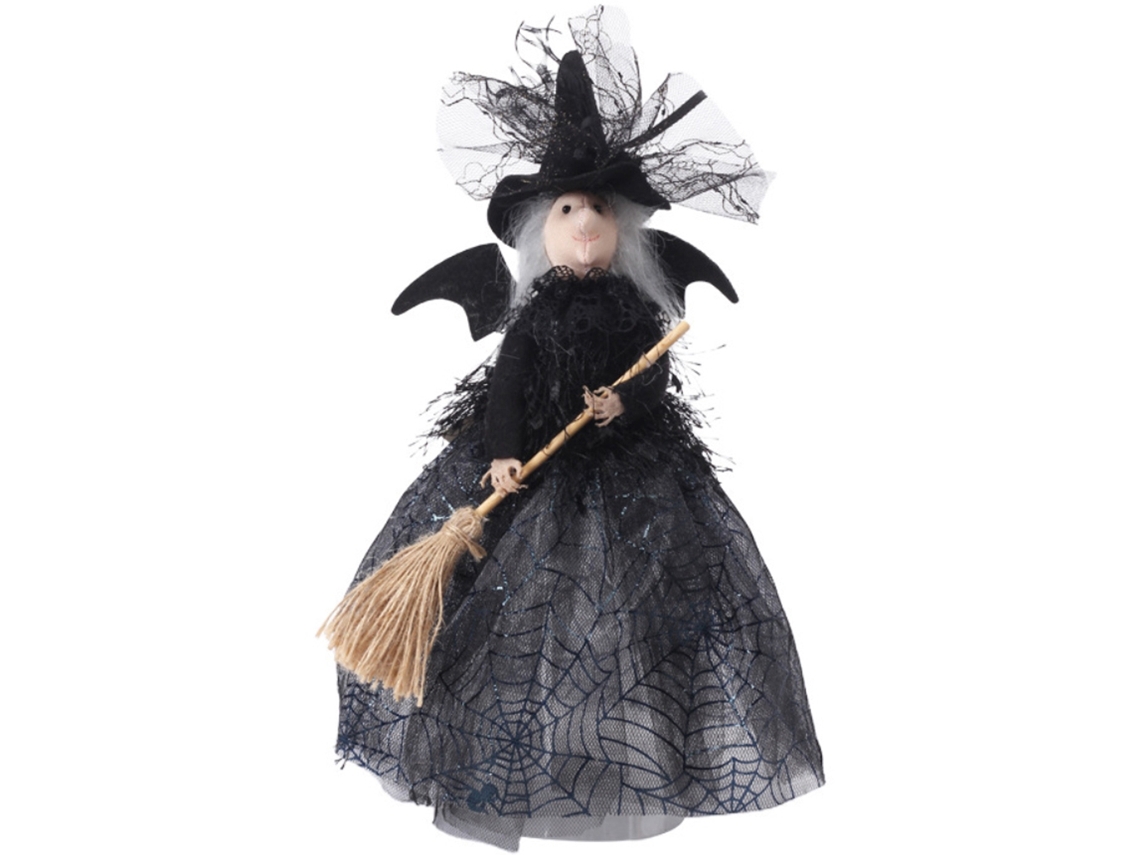 Laxiscreed Boneca De Halloween Com Véu De Bruxa E Roupas De Aranha Para Decoração De Festa