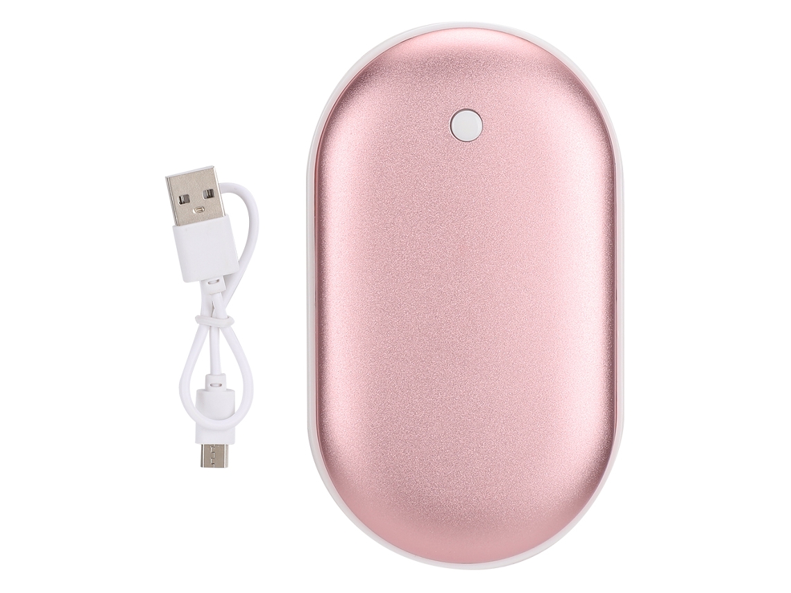 Aetheria aquecedor de Mãos Portátil Mini Multifuncional 5200mah Bateria Externa Rosa