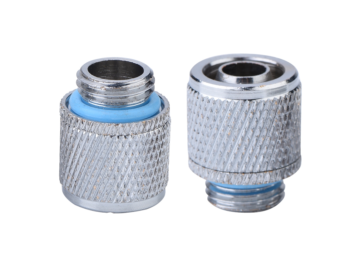 2 Peças Conector De Compressão De Torção Rápida G1/4 Para Sistema De Resfriamento Por Água Com Tubo Macio