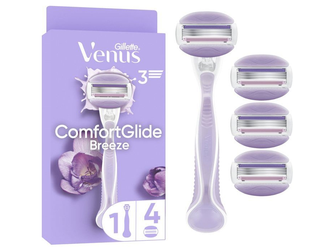 Cabeça Venus Comfortglide Breeze 4 Peças Gillette