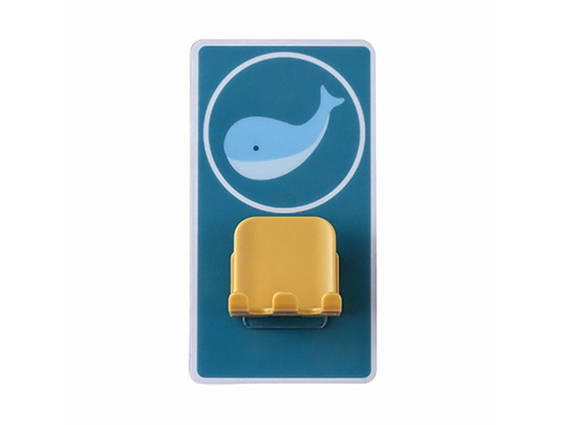 Suporte de Escova de Dentes para Parede Autoadesivo com Design Animado Fofo para Banheiro