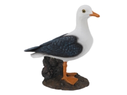 Estátua de Gaivota Resina Decorativa S/MARCA