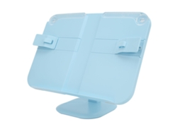 Estante elevatória portátil multifuncional azul Slowmoose, confortável e ajustável para leitura de livros