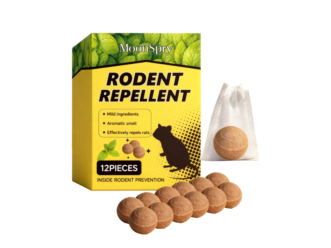 Moonspry pílulas repelentes de ratos para uso interno e externo LAXISCREED