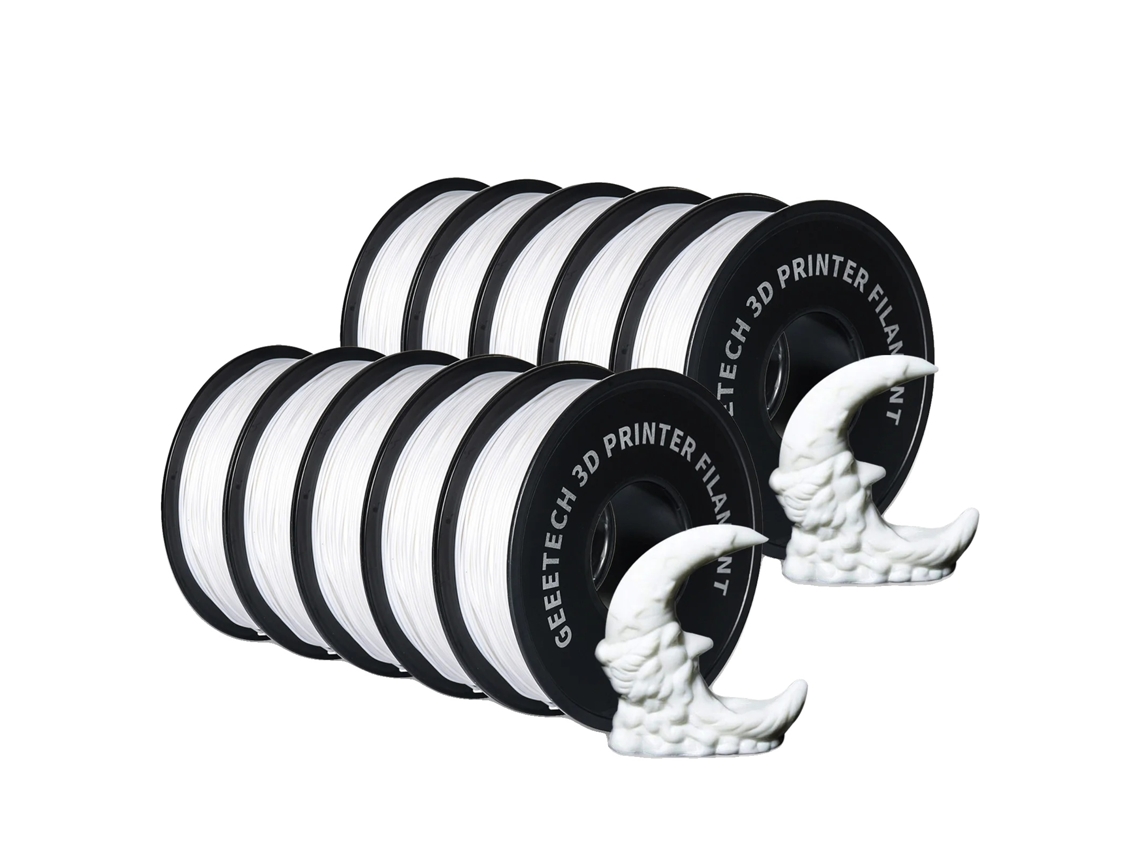 Filamento Para Impressora 3d, Material Pla, Design Sem Emaranhados, Branco Oem