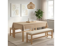 Vidaxl Toalha De Mesa 5 Unid. Retangular Bege 110 X 180 Cm
