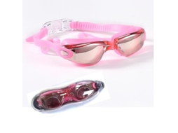 Óculos De Natação Anti-glare Para Adultos E Jovens, Ópticos Impermeáveis Anti-embaçamento Para Piscina Rosa