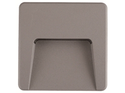 Luz de Parede Quadrada Led 3W Ip65 Sun 120X120Mm VITO LIGHTING