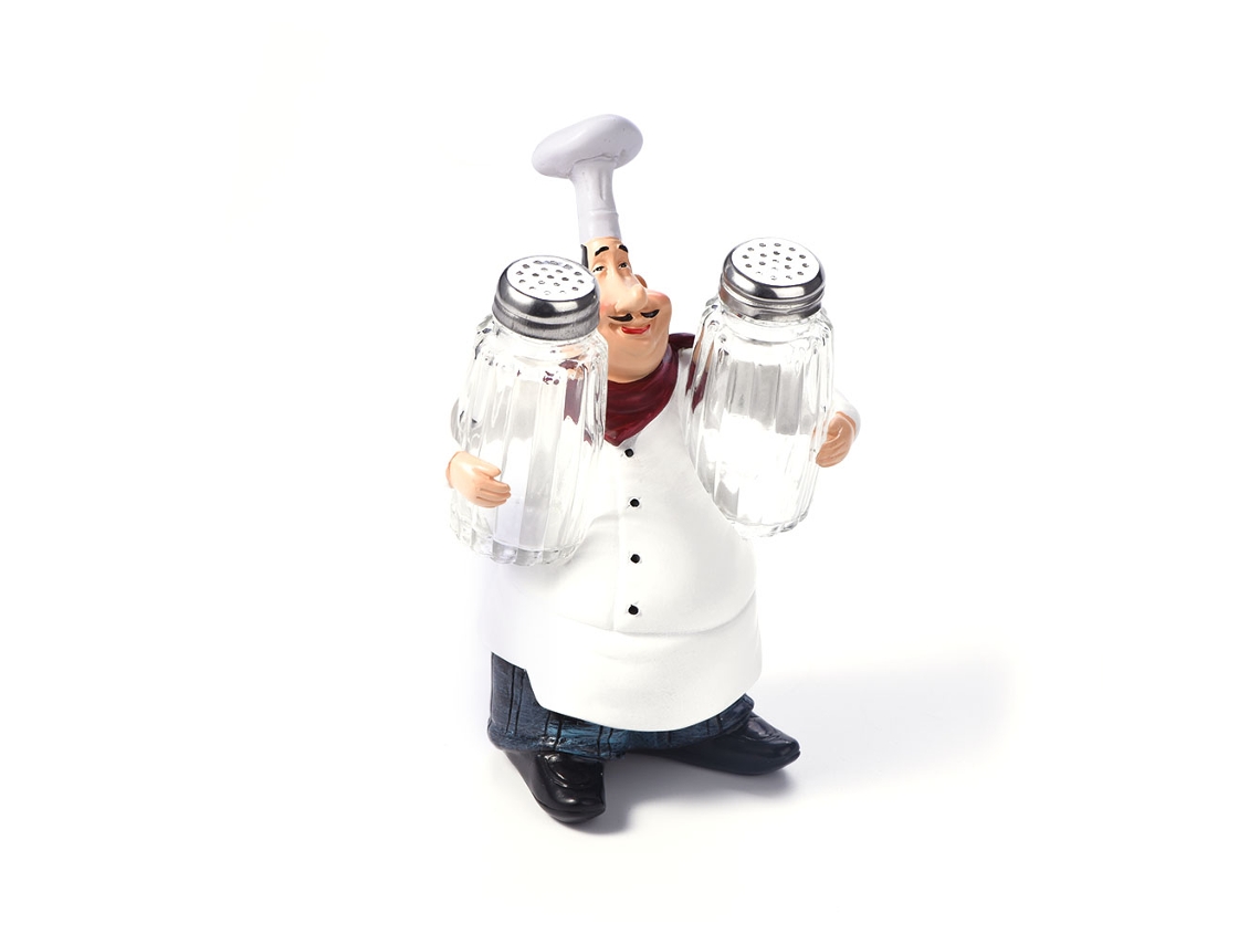 Laxiscreed Estatueta De Chefe Em Resina Para Decoração De Cozinha E Restaurante