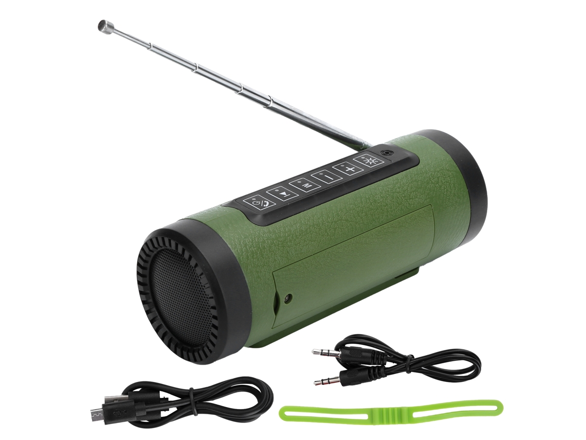 Altavoz Bluetooth Portátil Pl 89 Con Subwoofer, Linterna Led, Radio Fm, Resistente Al Agua para Viajes Al Aire Libre.
