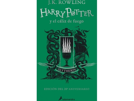 Livro Harry Potter Y El Cáliz De Fuego (Edición Slytherin Del 20º Aniversario) (Harry Potter 4) de J.K. Rowling (Espanhol)
