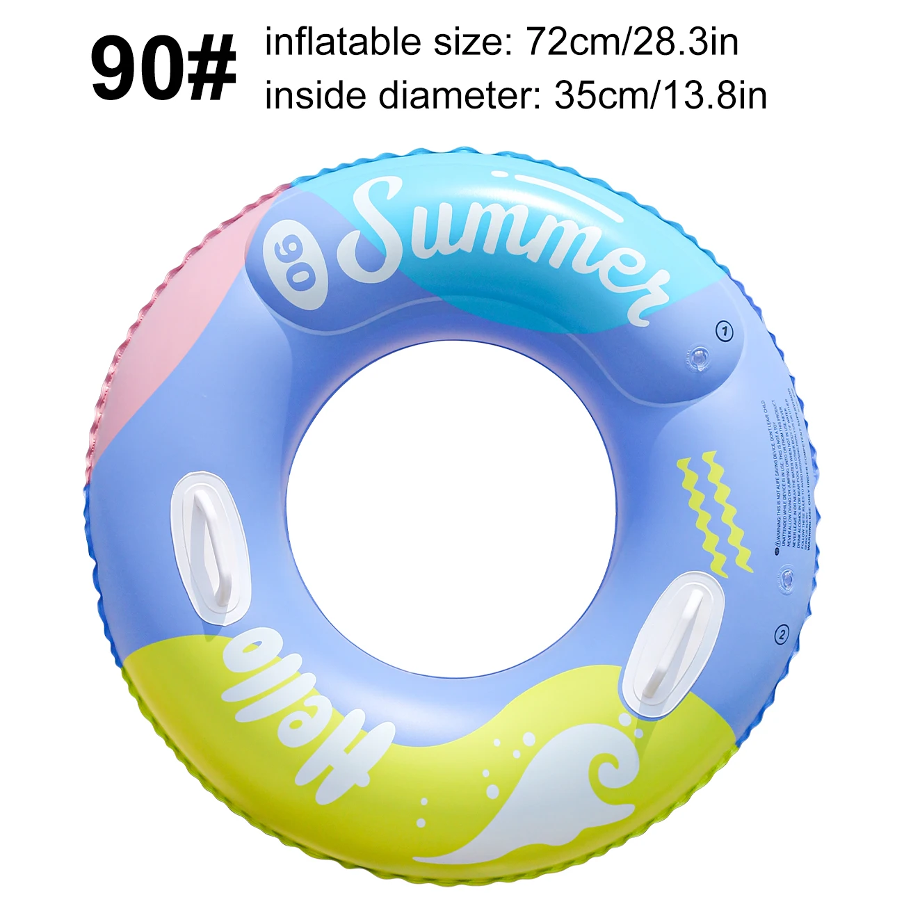 (roxo 90) 1 Boia Inflável Espessa E Colorida Para Natação, Boia De Axila Para Adultos, Ideal Para O Verão