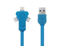 Cabo de Dados LAXISCREED 3 em 1 Fast Charging