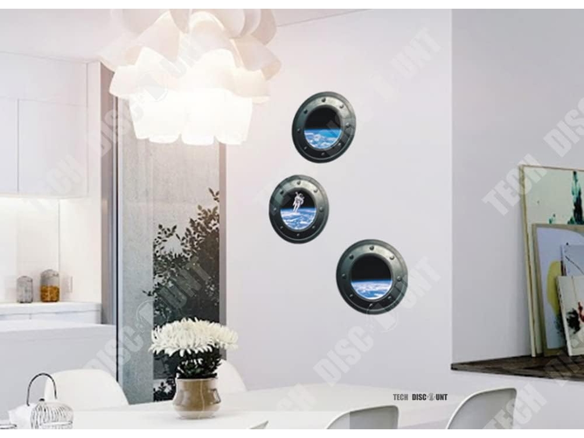 Autocollant Mural Espaço Papier Peint Chambre Adulto Salão De Beleza Adesivo Cozinha Enfant Fille Garcon Astronaute Decoração Adesivo
