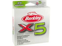 Linha de Pesca trançadas BERKLEY X5 Braid (0.080 mm - 0,10 mm)