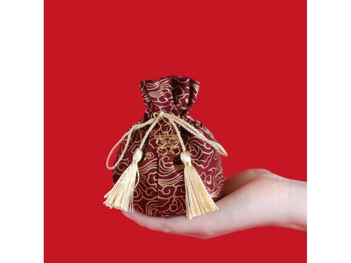 Sacola De Doces Para Casamento Chinês Decoração Festiva Armazenamento