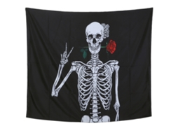 Tapete de Parede Skeleton Pattern 150x200cm