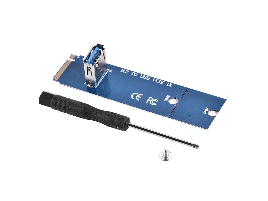 Adaptador Conversor M.2/ngff Para Usb3.0 Placa Extensora Gráfica De Mineração Pci-e X16