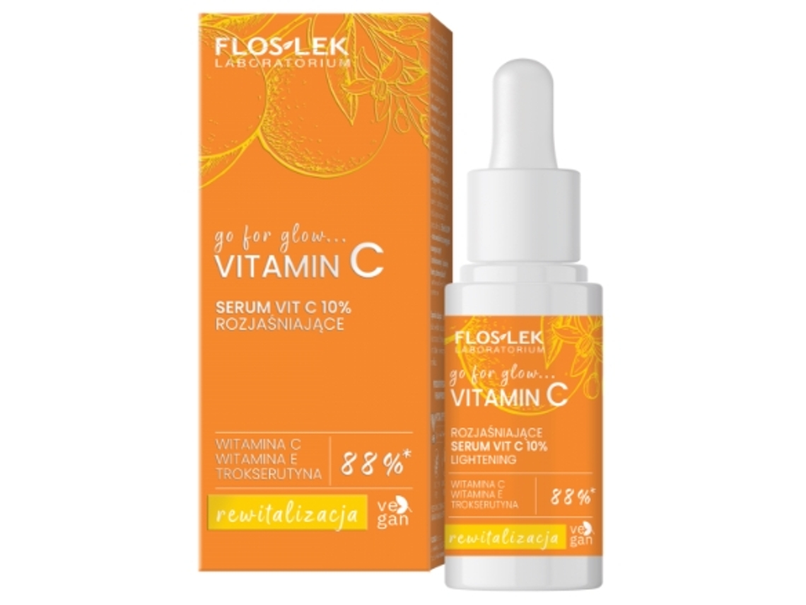 Laboratorium Go For Glow 10 Sérum Iluminador de Vitamina C 30 ml Floslek