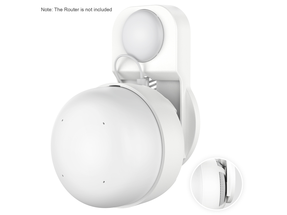 Soporte De Parede Para Tomada Nest Wifi Point - Instalação Sem Fios Bagunçados