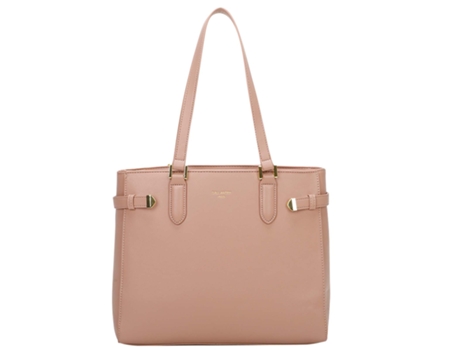 Bolsa Tote Feminina Urban Chic Com Detalhes Em Ouro Rosa Gallantry