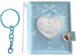 10x7cm - Acessório Para Bolsa Ou Mochila - Pingente Fofo Para Álbum De Fotos Chaveiro Formato Livro Recortes,
