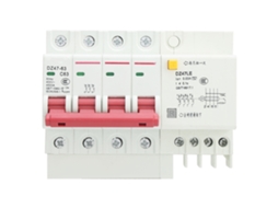 Disyuntor De Corriente Residual Dz47le‑63 4p 6‑63a Protector Contra Fuga Y Sobrecarga