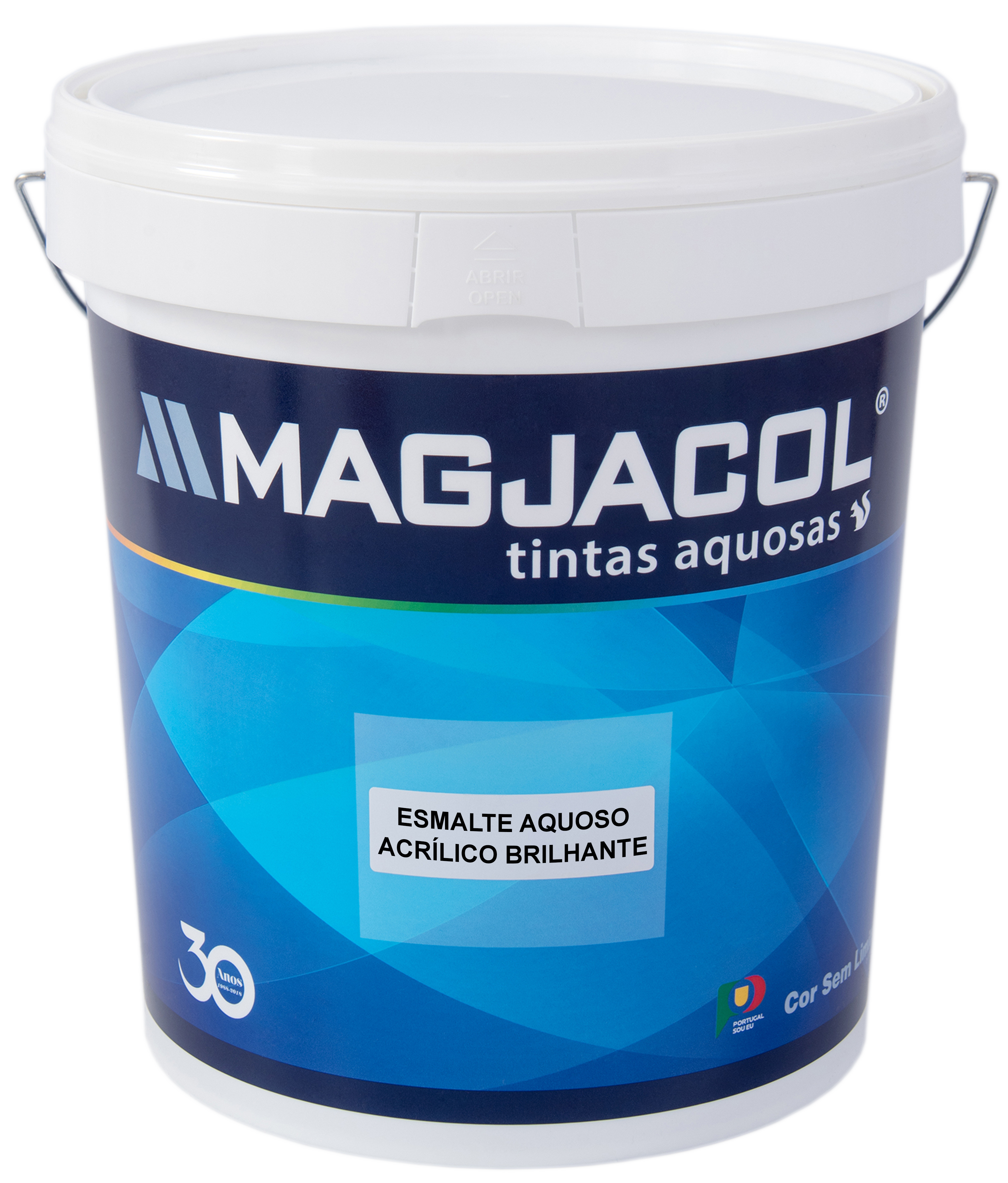 Esmalte Aquoso Acrílico Brilhante Branco MAGJACOL 15L