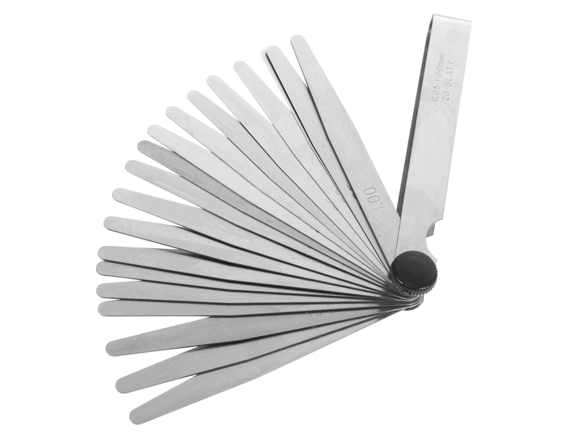 Caixa de Armazenamento GARNECK para Medidor de Espessura em Aço Inoxidável, Régua 100x20mm