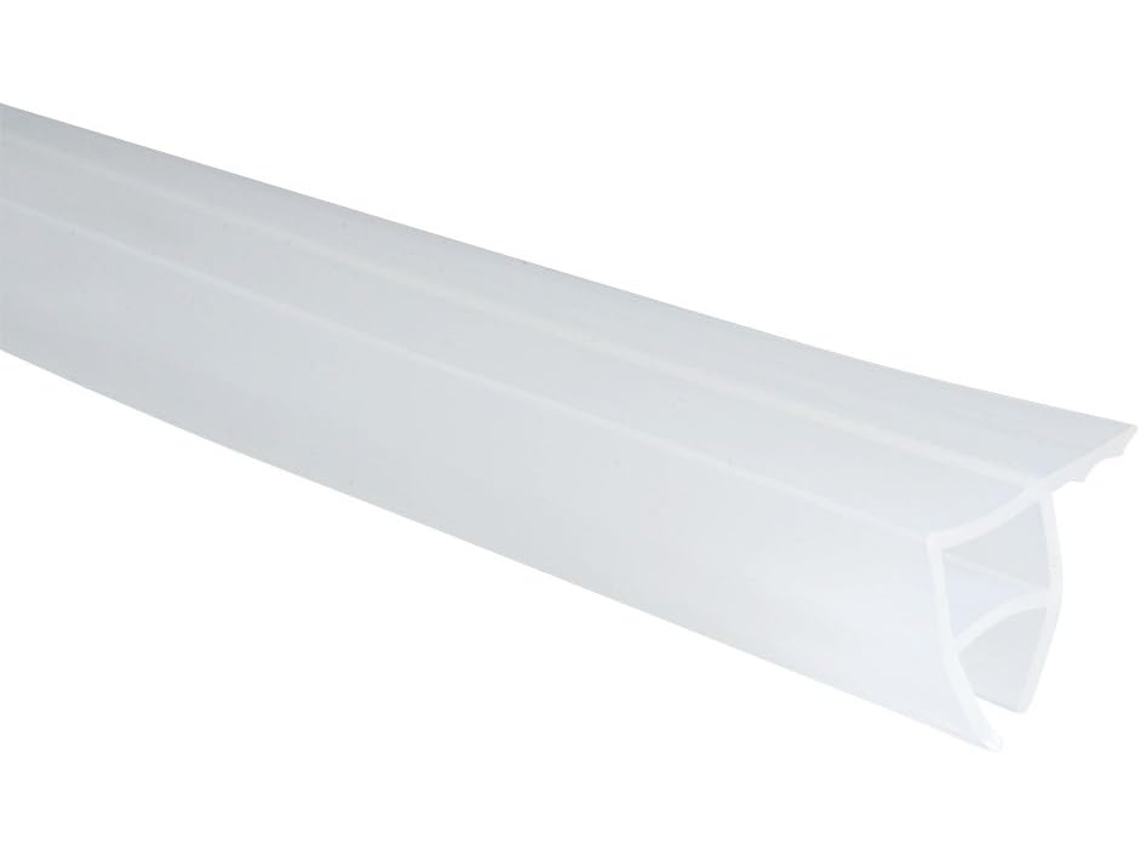 Vedação de Canto Transparente para Porta Box Chuveiro Sem Moldura 36" Vidro 15/32" CHABERLU