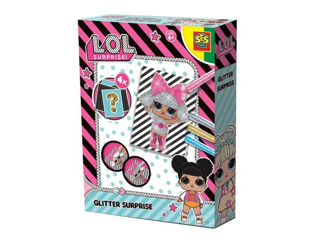 Ses Creative L.O.L. Glitter Surprise Guaches Glitter 4 Unidades