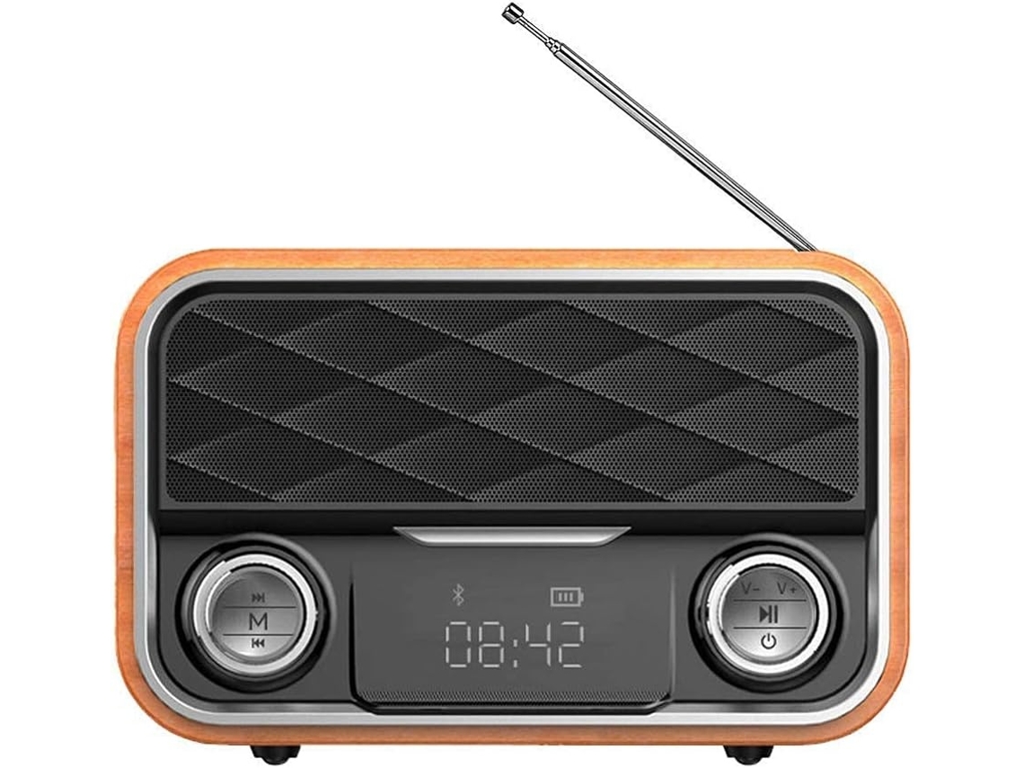 Lurelia Rádio Portátil Am/fm, Bluetooth, Entrada Para Auscultadores