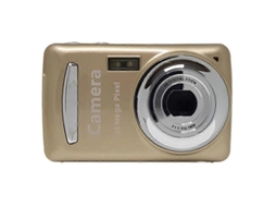 Câmera Digital, Câmeras Portáteis 16 Milhões De Pixels Hd Compacto Dourado Brilvibera