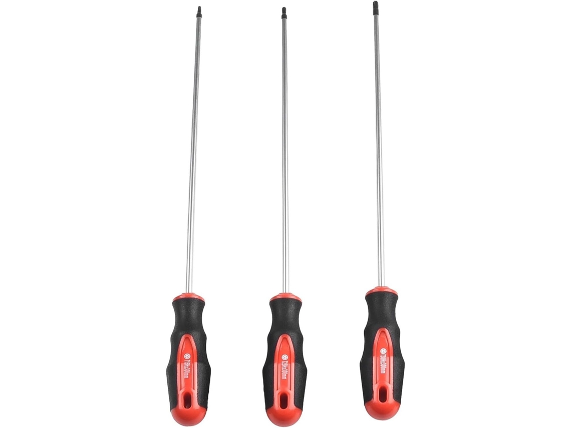 Conjunto De 400 Ferramentas Torx T15 T30 (t15+t25+t30) Com Pontas Extra Longas.