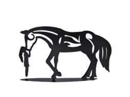 Estátua de Cavalo Decorativa Exclusiva Resistente À Ferrugem