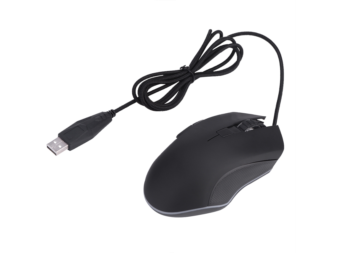 Rato Gaming LAXISCREED Óptico Sem Atraso Luzes Respiração