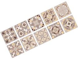 Conjunto De 10 Adesivos De Parede Impermeáveis E Autoadesivos Para Azulejos, Ideais Para Decoração De Cozinha.