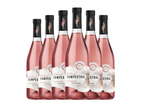 Vinho rosé CAMPESTRAL Claret Palomino Fino Vino de la Tierra de Cádiz (0.75 L - 6 Unidades)